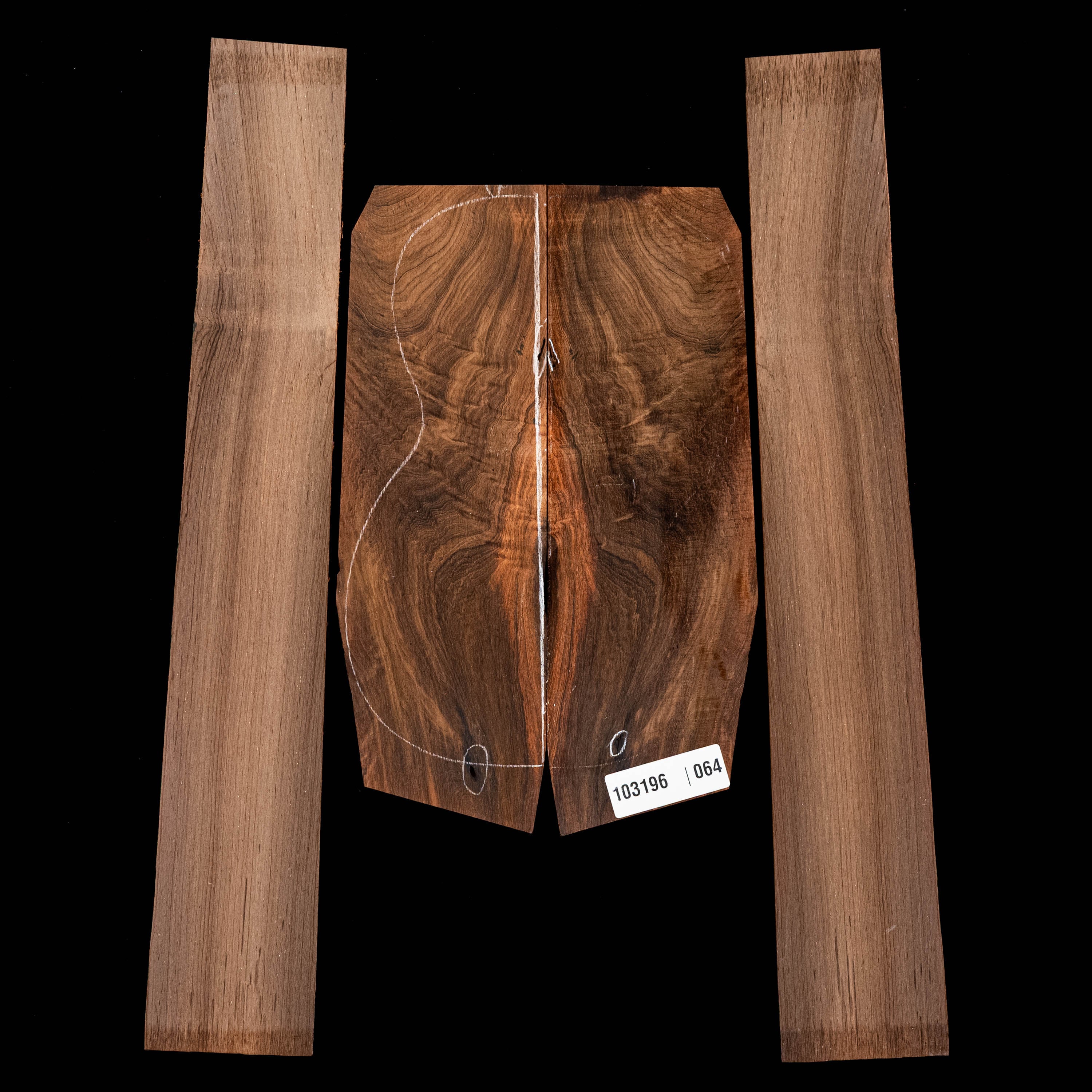 Brazilian Rosewood Back + Side Set - 064