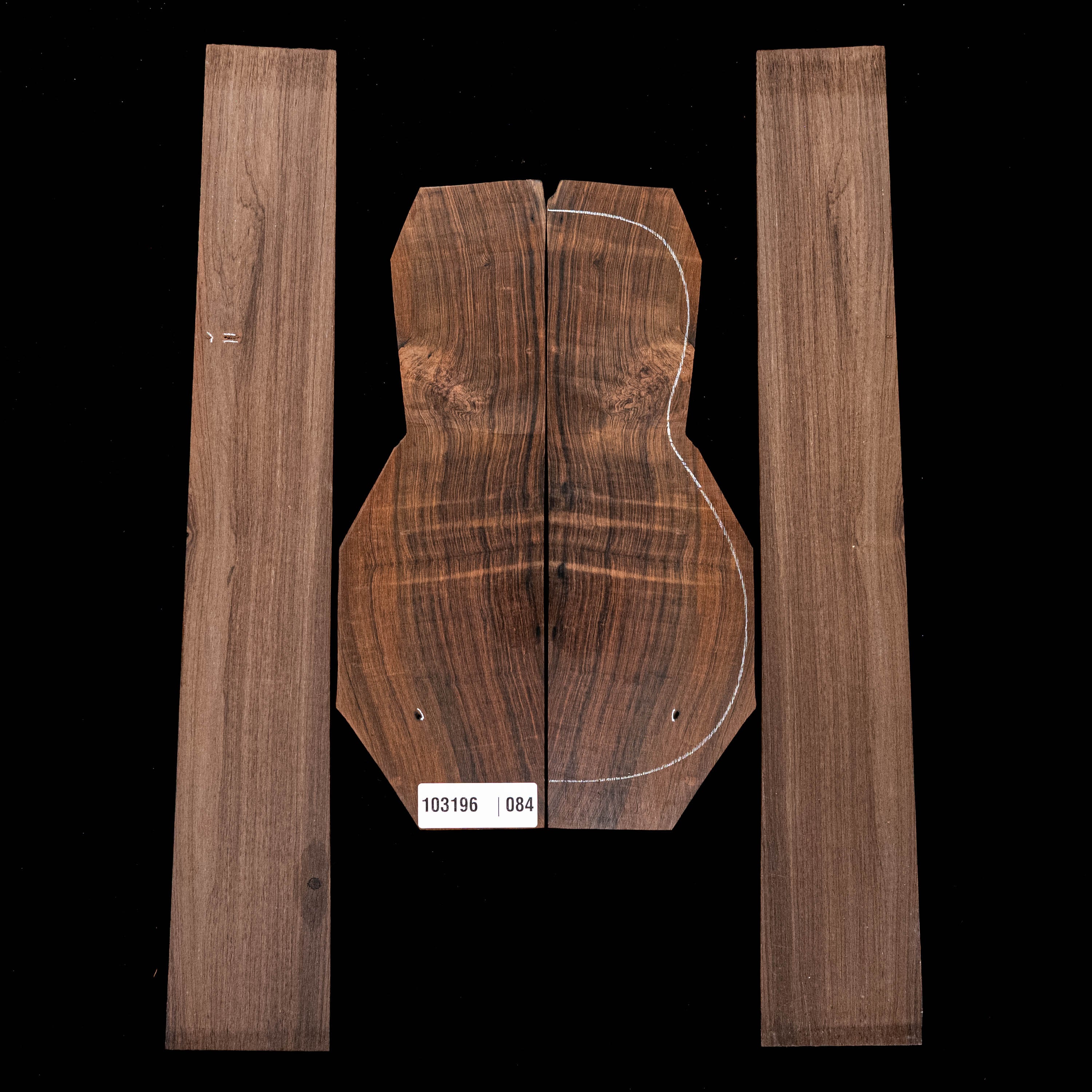 Brazilian Rosewood Back + Side Set - 084