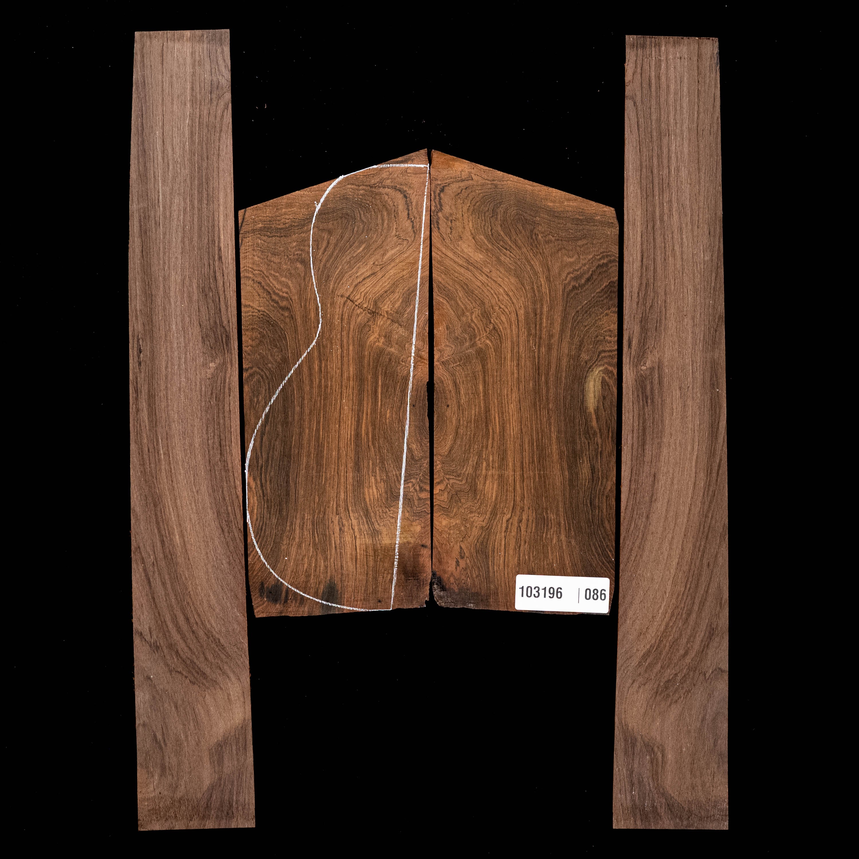 Brazilian Rosewood Back + Side Set - 086