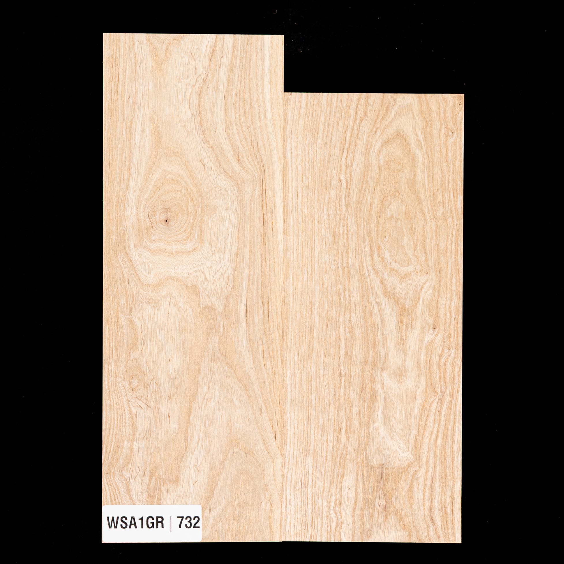 Swamp Ash Body Blank, 2-piece (11.6 lb) - 732