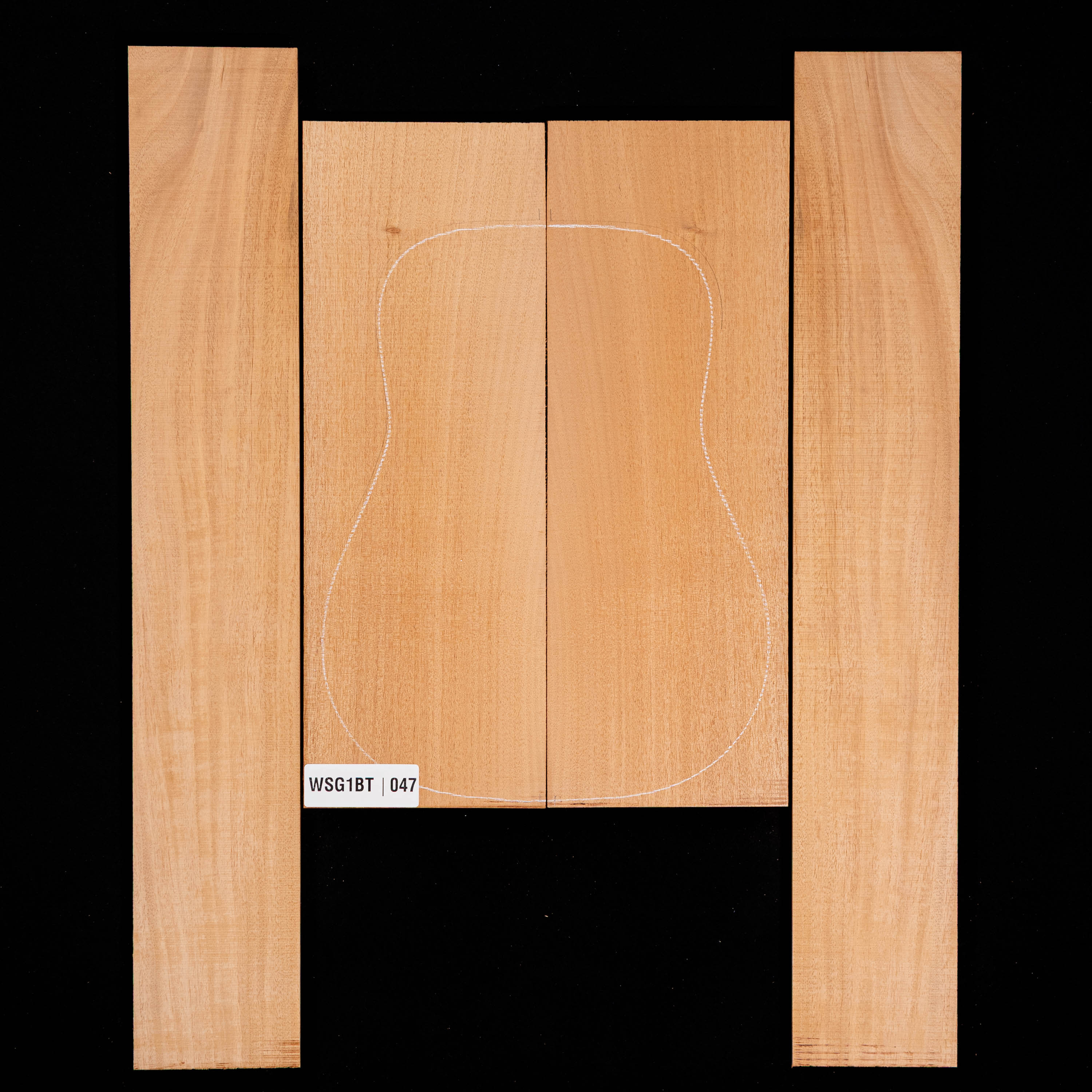 Honduran Mahogany Back + Side Set - 047