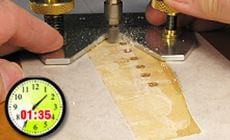 used a Dremel tool to remove polyester finish (next 30min)