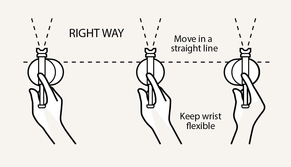 How to Hold a Spray Gun