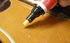 Lacquer drop-fill