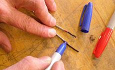 Pepping wires
