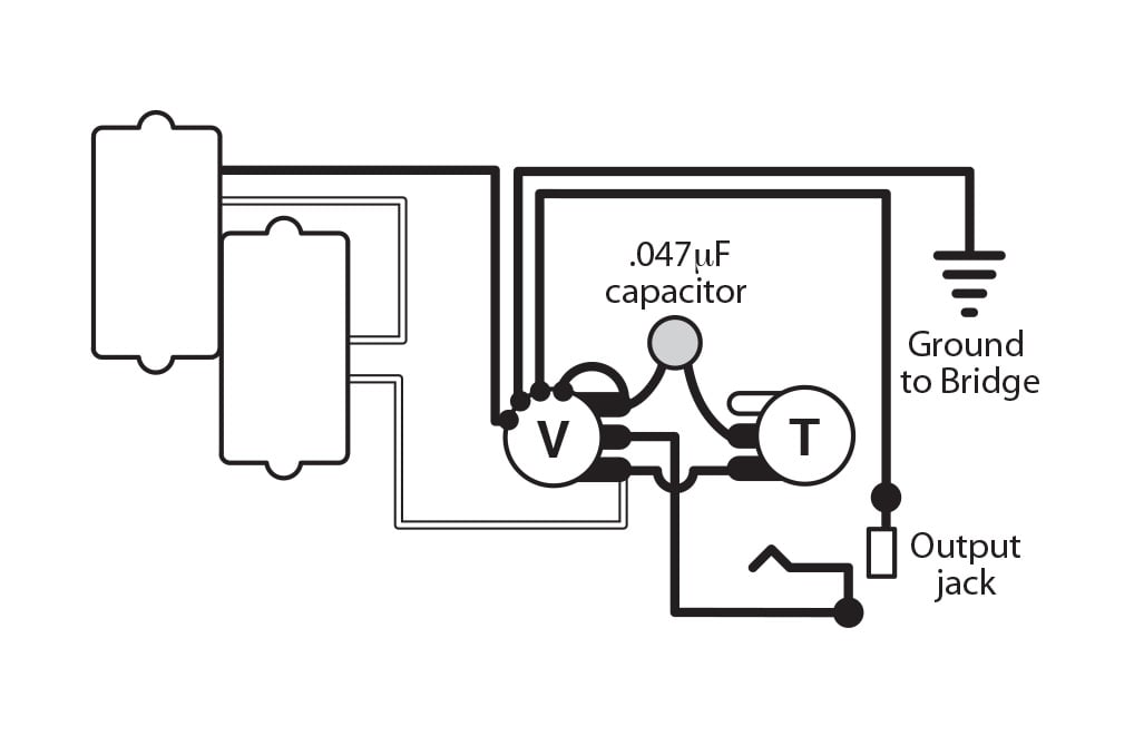 Wiring Kit for P-Bass