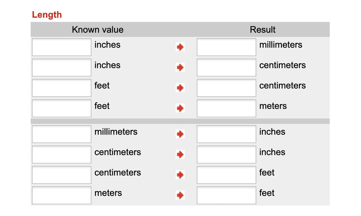 How do I convert measurements?