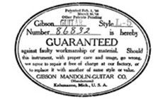 Retouched old label