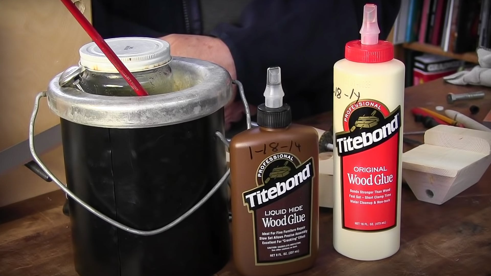 Using three different glues: where and why?