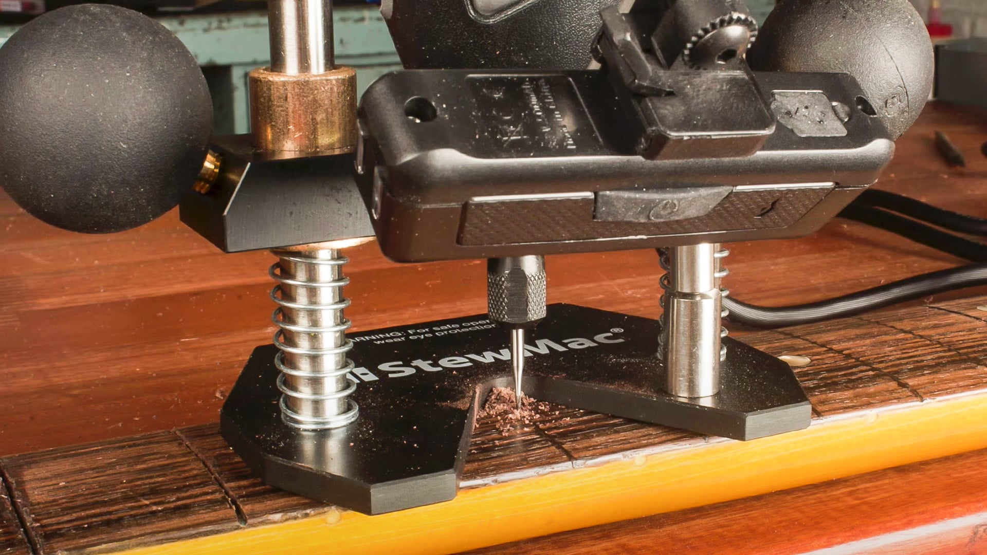 StewMac Plunge Router Base for Dremel